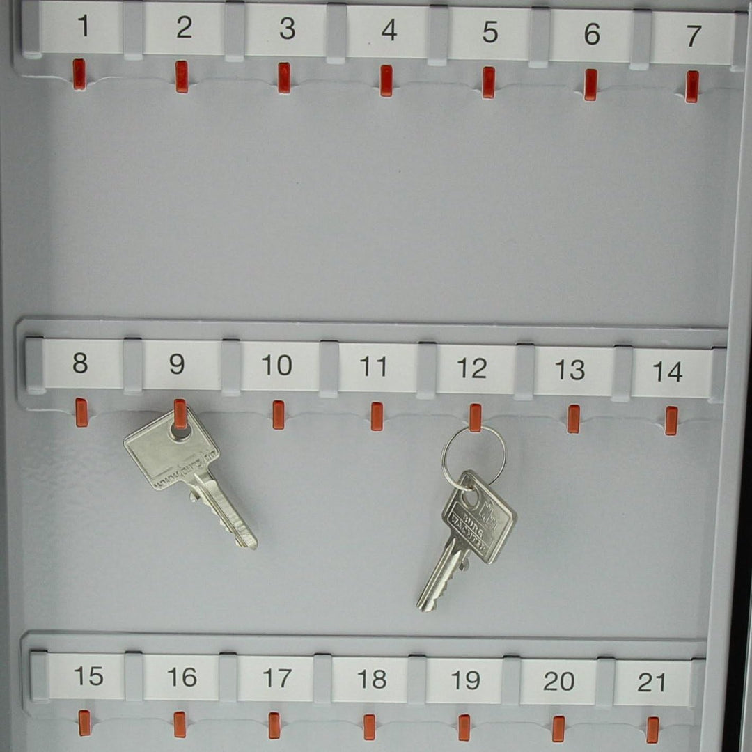 Burg-Wächter Schlüsselschrank zur Wandmontage, vorgerichtet für Profil-Halbzylinder (Normallänge), o