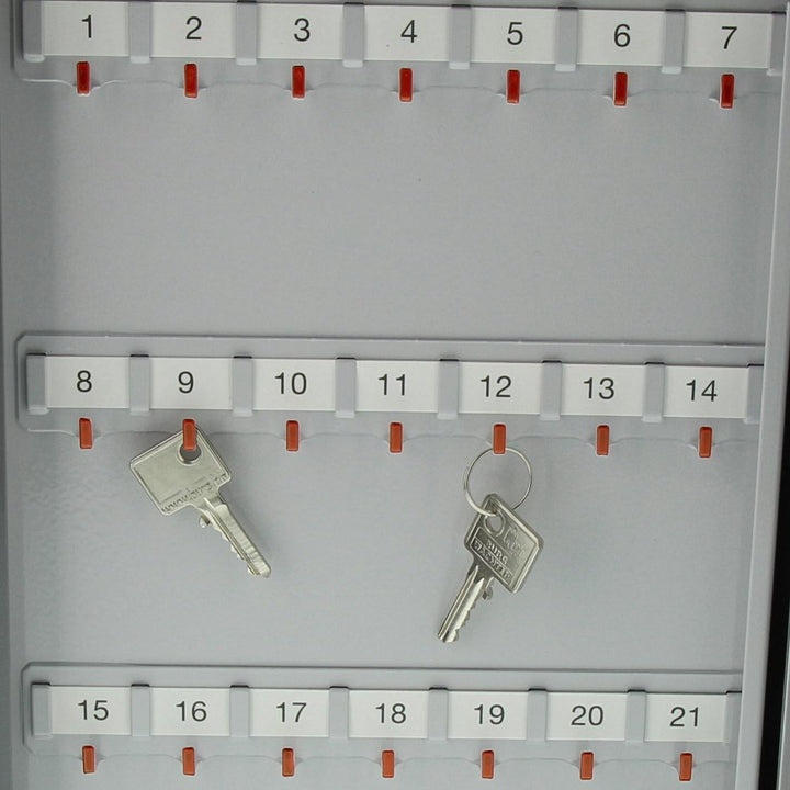 Burg-Wächter Schlüsselschrank zur Wandmontage, vorgerichtet für Profil-Halbzylinder (Normallänge), o
