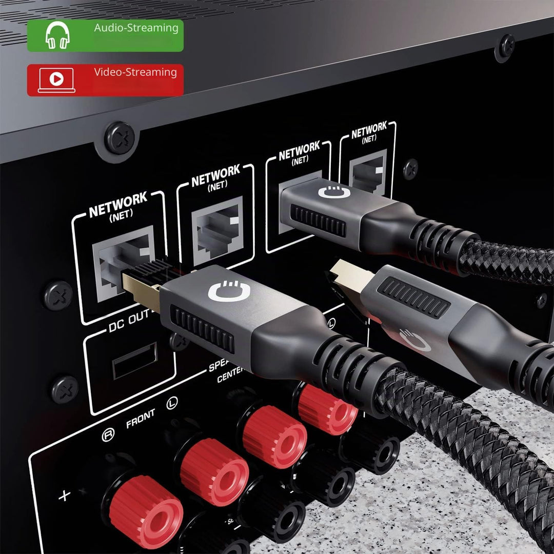 Oehlbach Stream Primus - State of The Art - High End CAT 8.1 Streaming Netzwerkkabel 40 Gbits RJ45 3