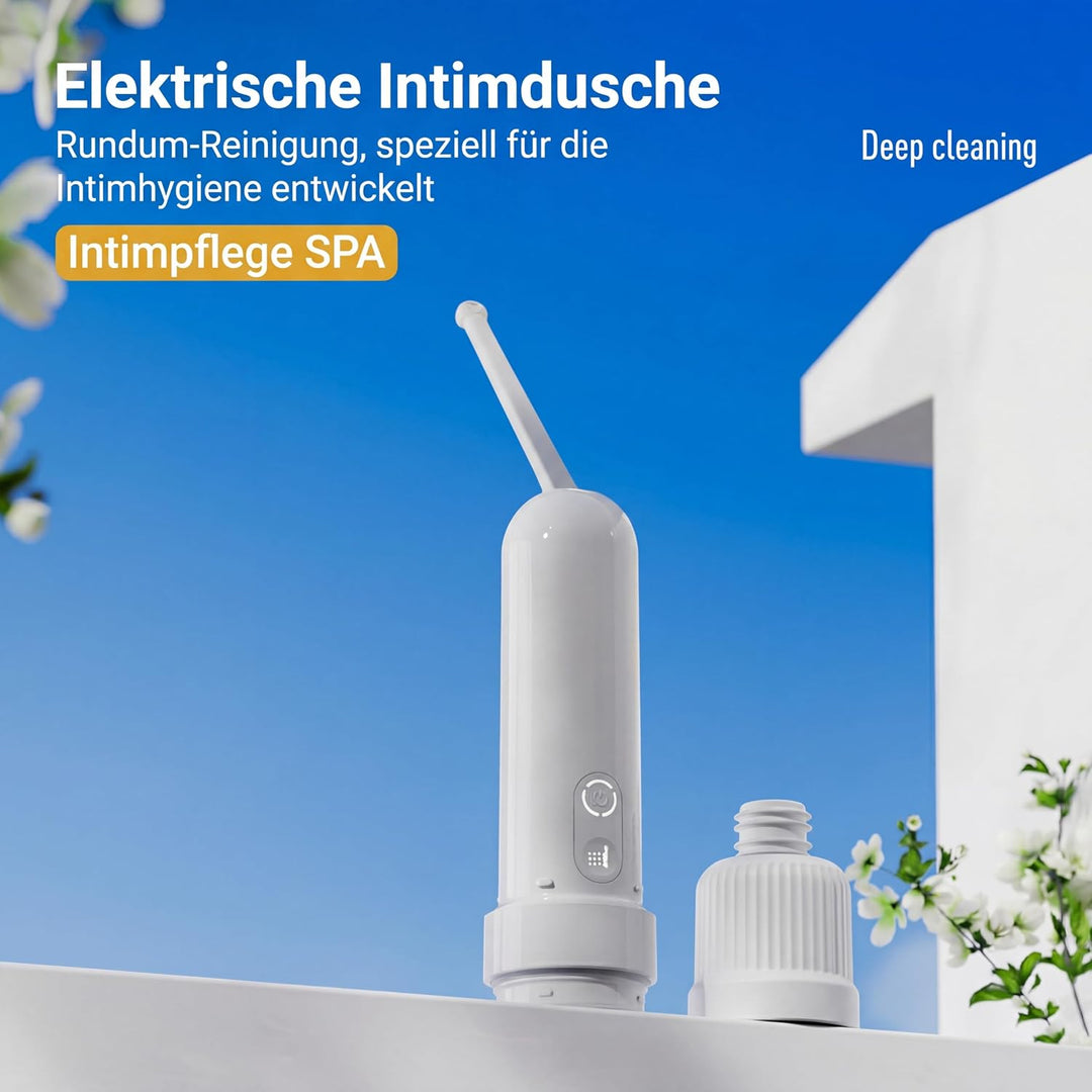 OHAANYY Elektrisches Bidet Tragbar, Reise Po-Dusche mit AAA-Batterien | Mobile Intimdusche mit 3 Mod