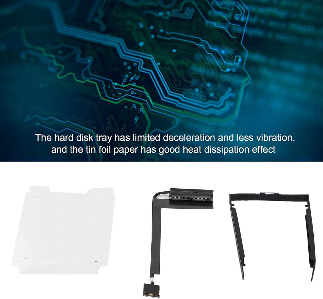 Annadue 2,5-Zoll-SATA-Festplattenrack, Festplattenfach Zinnfolienpapier-Set für Thinkpad P50 P51, Fe