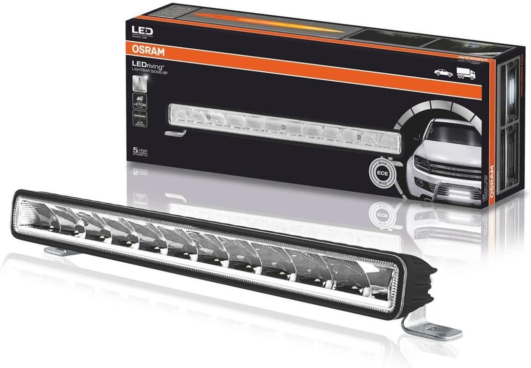 OSRAMLIGHTBAR SX300-SP, LED Zusatzscheinwerfer für Fernlicht, Spot, 2600 Lumen, Lichtstrahl bis zu 2