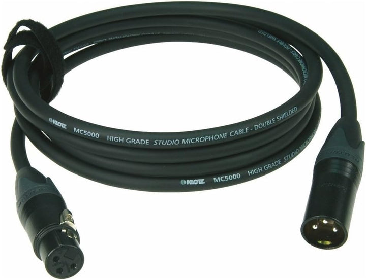 Klotz M5FM10 M5 XLR Mikrofonkabel, Stecker auf Buchse, 10 m, 10 m