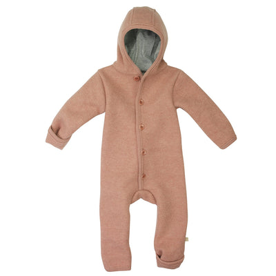 Disana 361XXXX - Walk-Overall Wolle , Rosé, 50/56 0-3 Monate 50-56 Rosé, 50-56 Rosé