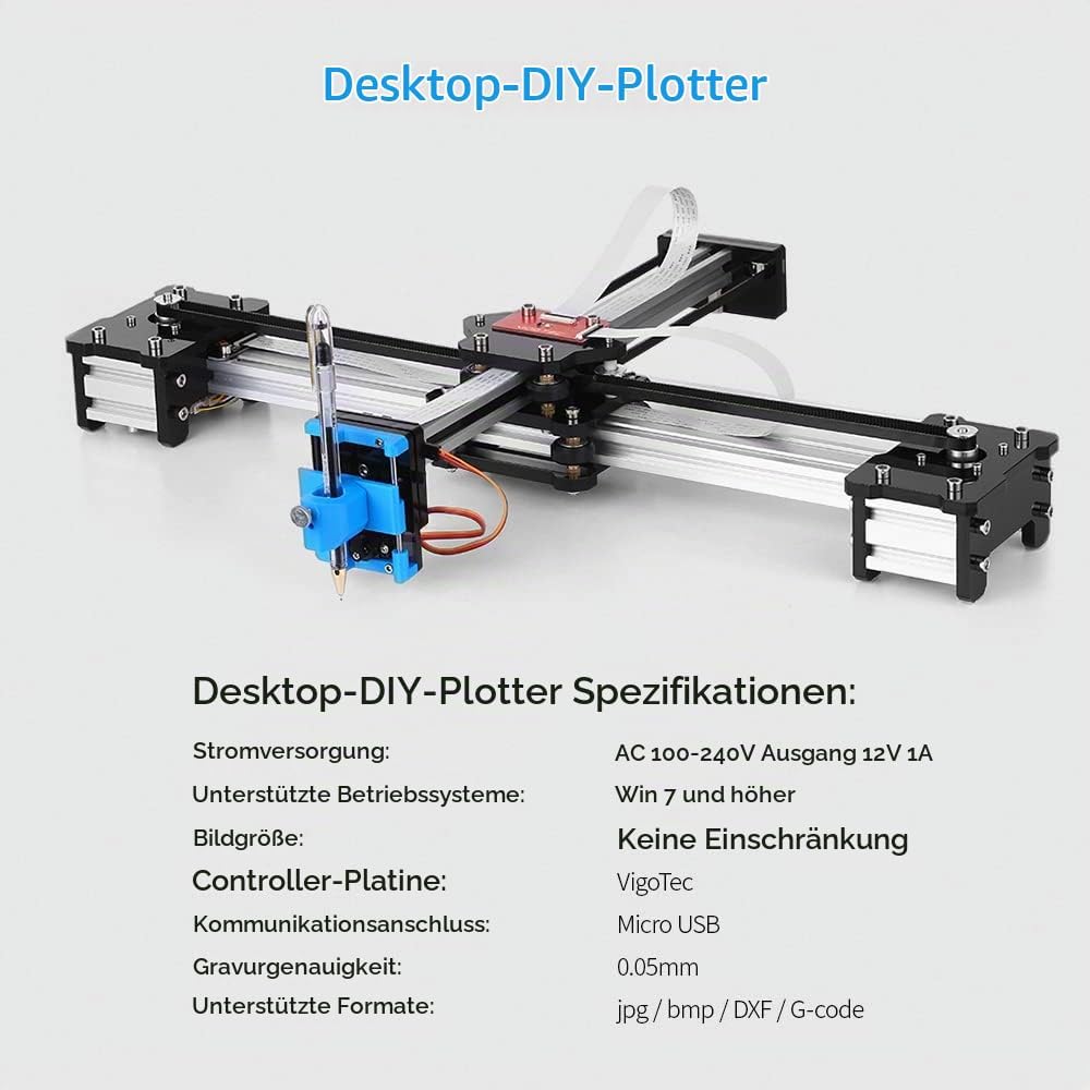 Desktop DIY Montiert XY Plotter Stift Zeichnung Roboter Zeichnung Maschine Malerei Handschrift Robot