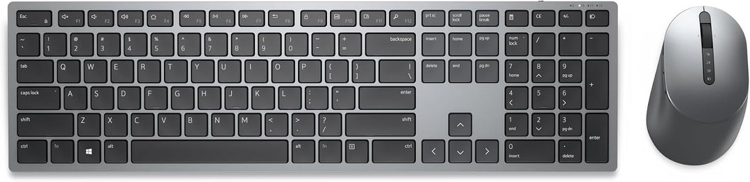 Dell KM7321W, Wireless, Multimedia, Tastatur und Maus Set, US International (QWERTY), schwarz Dell W