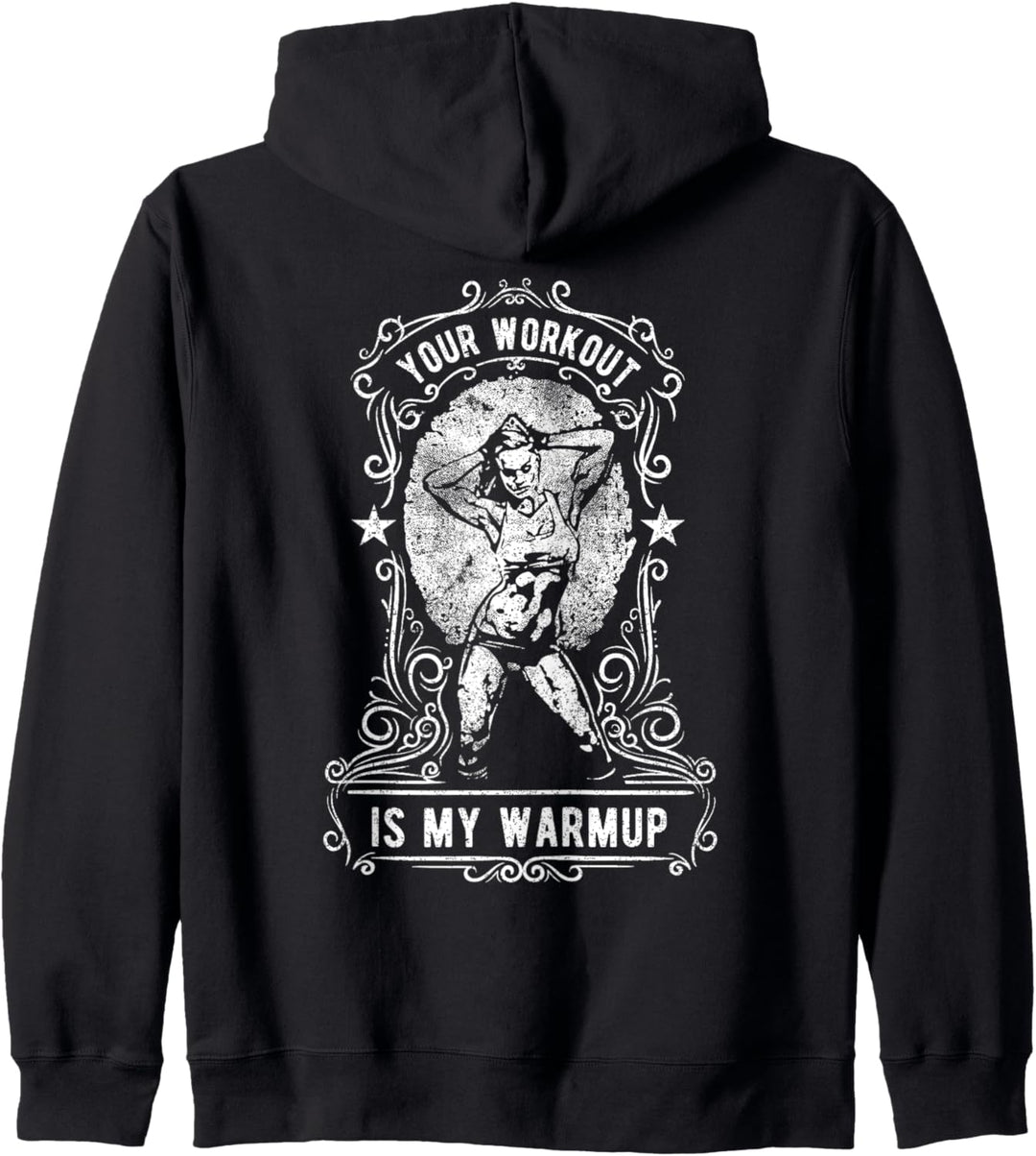 Coole Sportbekleidung Retro Bodybuilding Kapuzenjacke
