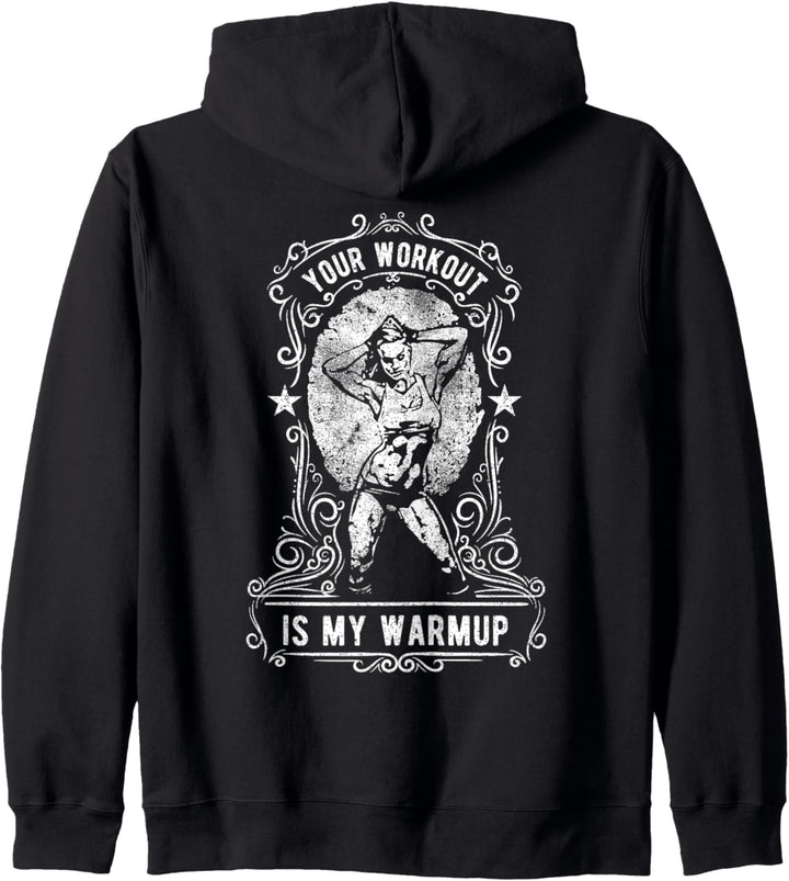 Coole Sportbekleidung Retro Bodybuilding Kapuzenjacke