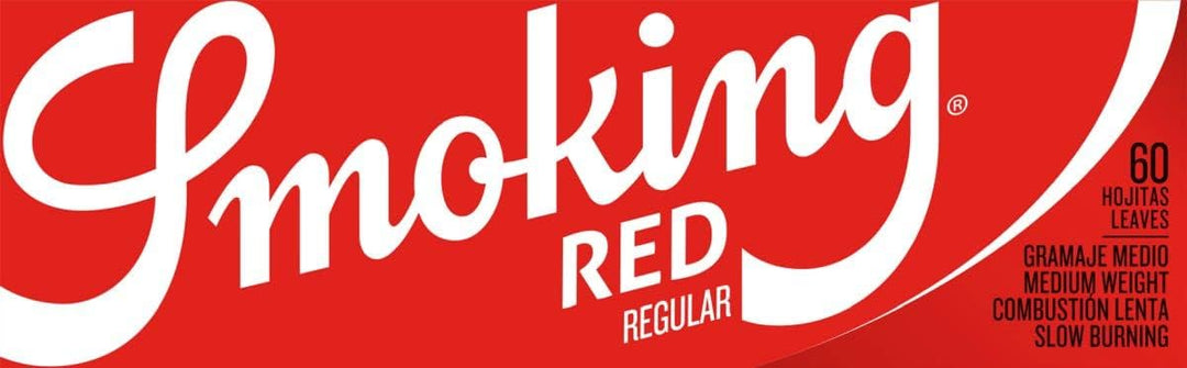 Smoking King Size Red 33 Blättchen FSC-Zertifiziert 100% pflanzliche Gummierung Raucherpapier