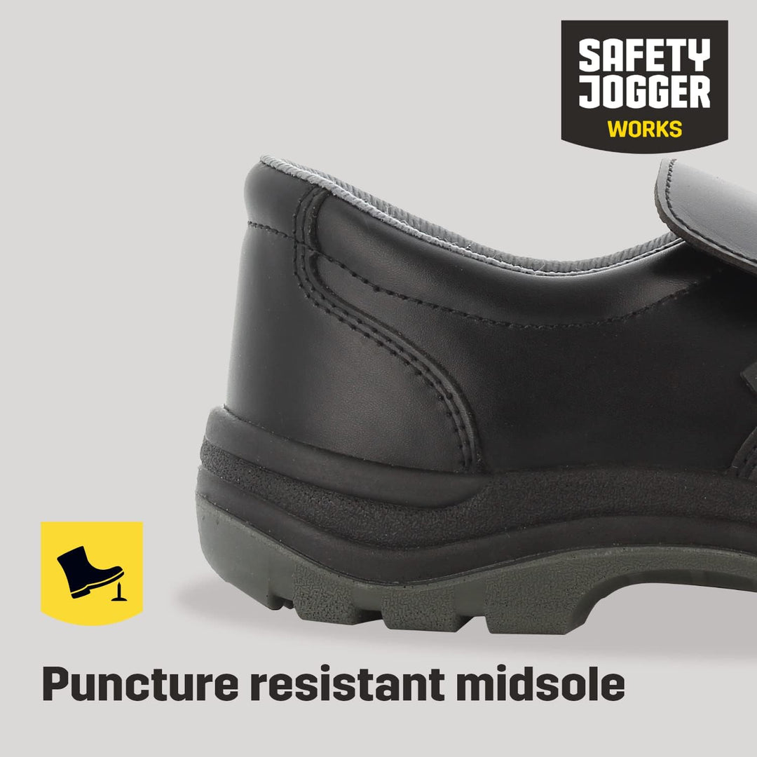 SAFETY JOGGER S3 Sicherheitsschuhe Herren mit Stahlkappe – X0600 - Rutschfester Arbeitsschuh für Dam