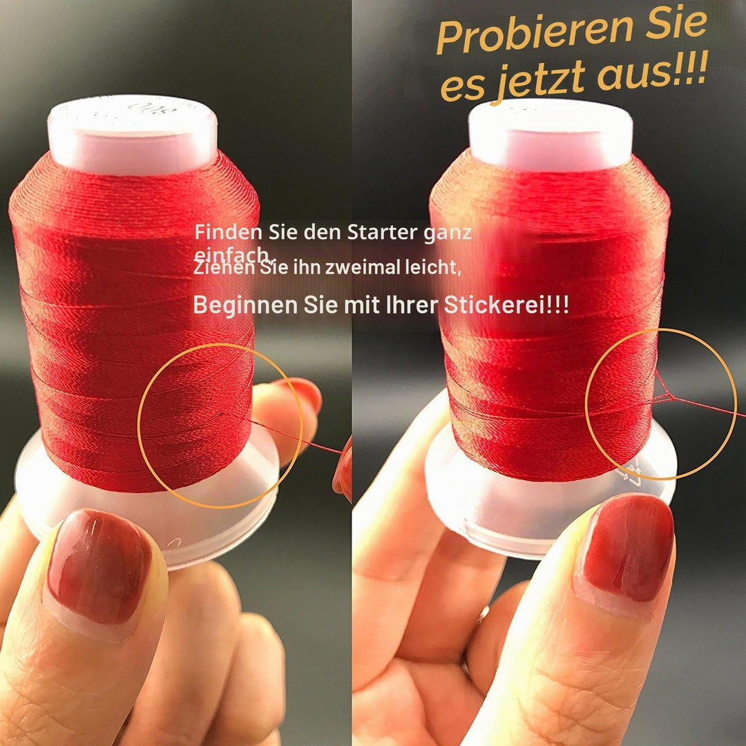 New brothread 40 Brother Farben Polyester Maschinen Stickgarn - 550yds (500 Meter) für Stickereimasc