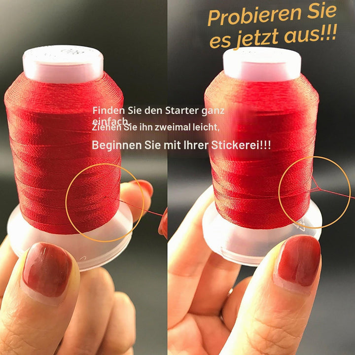 New brothread 40 Brother Farben Polyester Maschinen Stickgarn - 550yds (500 Meter) für Stickereimasc