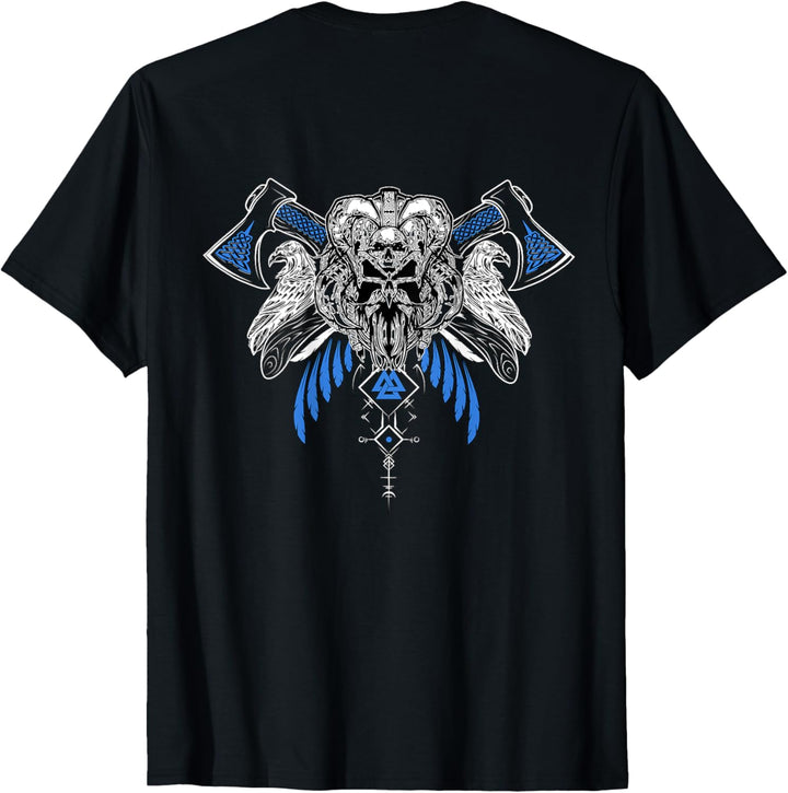 Herren Klassisches Keltischer Vikinger Vegvisir Kompass Wikinger T-Shirt