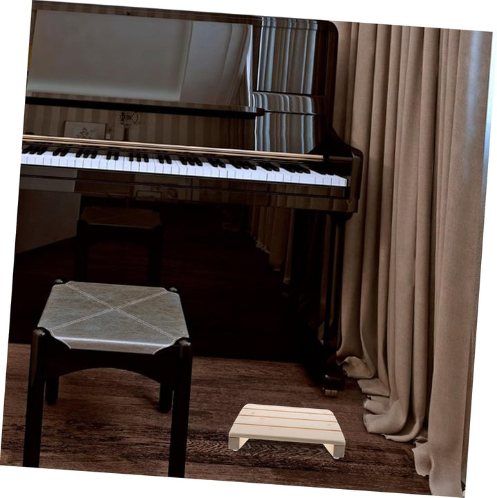 Garneck Kinder Holz Klavier Fussstütze Ergonomischer Fusshocker Holz Tritthocker Für Anfänger Für He