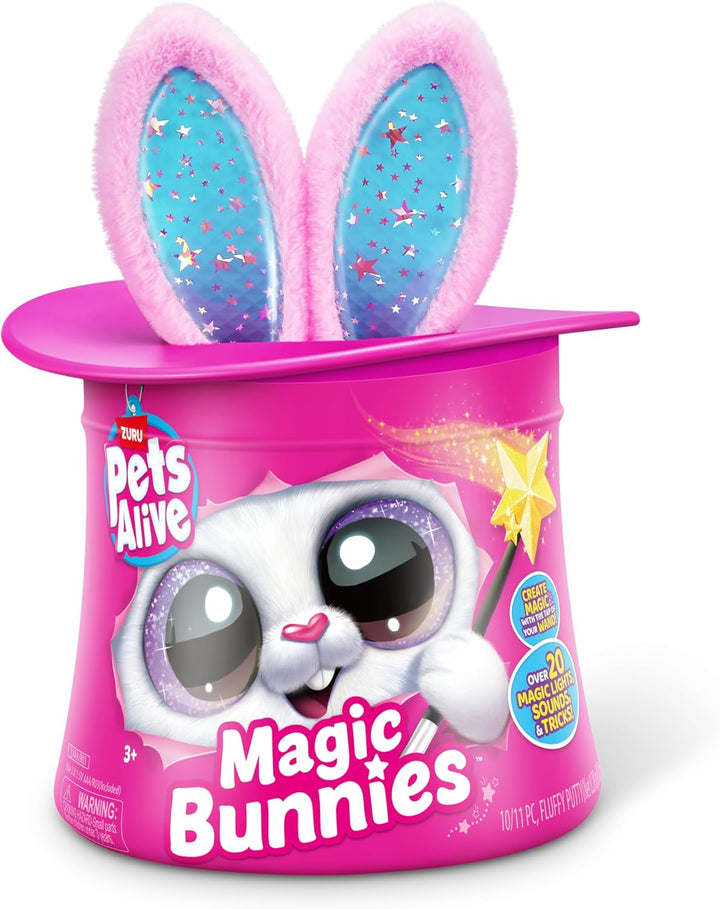 Pets Alive 9549A (Pink) Bunny Magic Bunnies von ZURU, Large (32 cm), Pink