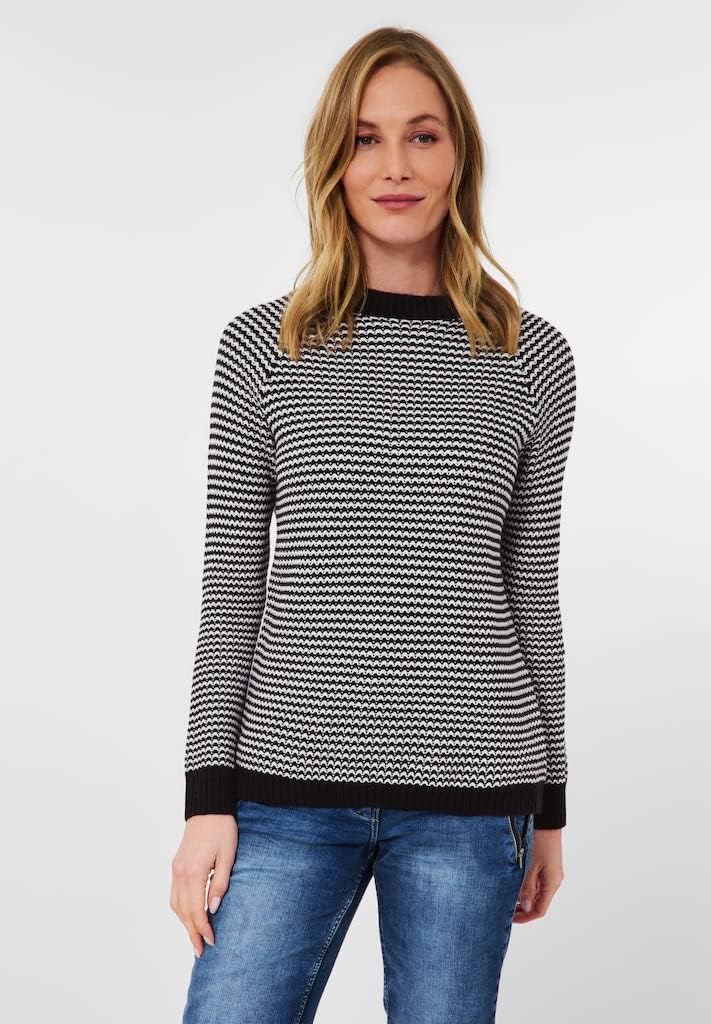 Cecil Damen B302167 Strickpullover XL Grau, XL Grau