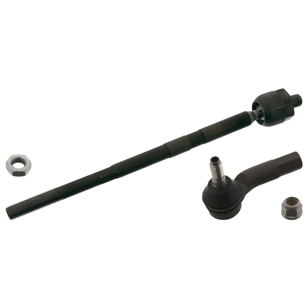 febi bilstein 43465 Spurstange mit Endstück, Mutter und Sicherungsmutter , 1 Stück Vorderachse links