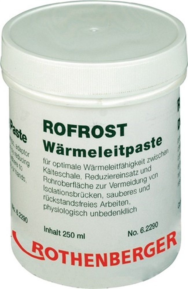 ROTHENBERGER 62291 Wärmeleitpaste für ROFROST Turbo Heizung und Wasserleitungen Einfriergerät, 150ml