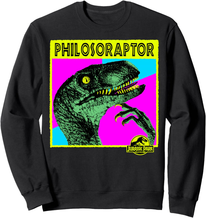 Jurassic Park Velociraptor Philosoraptor Sweatshirt
