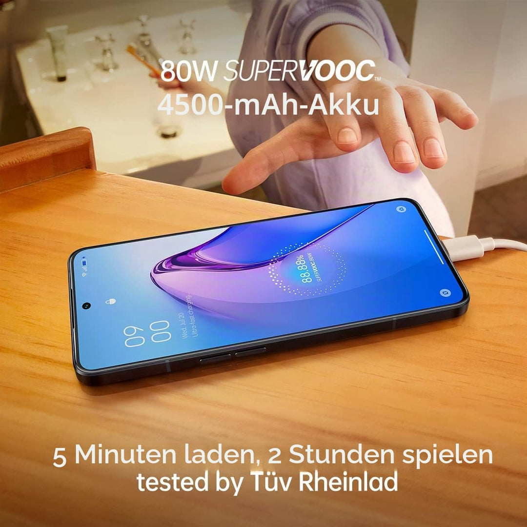 OPPO Reno8 Pro Smartphone, MediaTek Dimensity 8100-MAX 5G, 6,7 Zoll (17 cm) 120 Hz AMOLED-Bildschirm