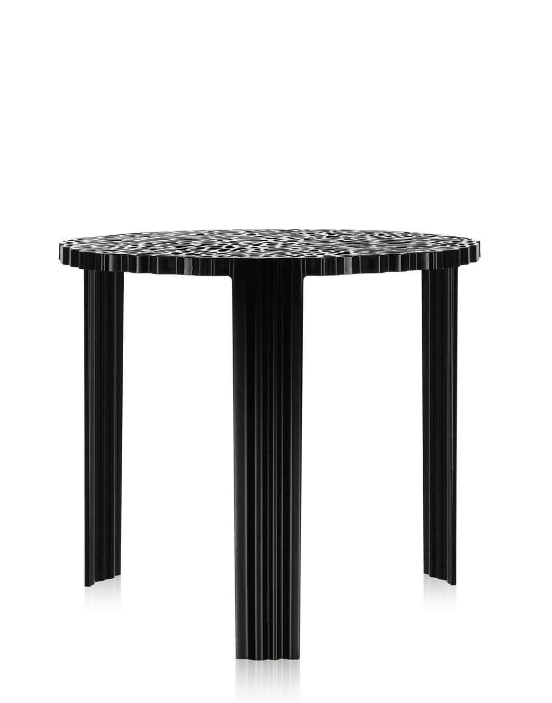 Kartell 08502NE T-Table Möbel, schwarz, 50 x 50 x 44 cm H. 44 cm Nero, H. 44 cm Nero