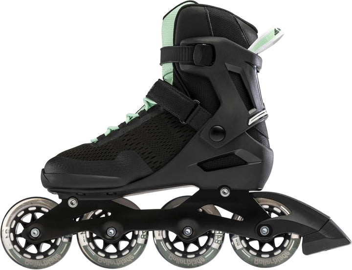 Rollerblade Spark 84 W, Inlineskates für Damen EU: 39 (UK: 6 / US: 8) Schwarz/Mint, EU: 39 (UK: 6 /