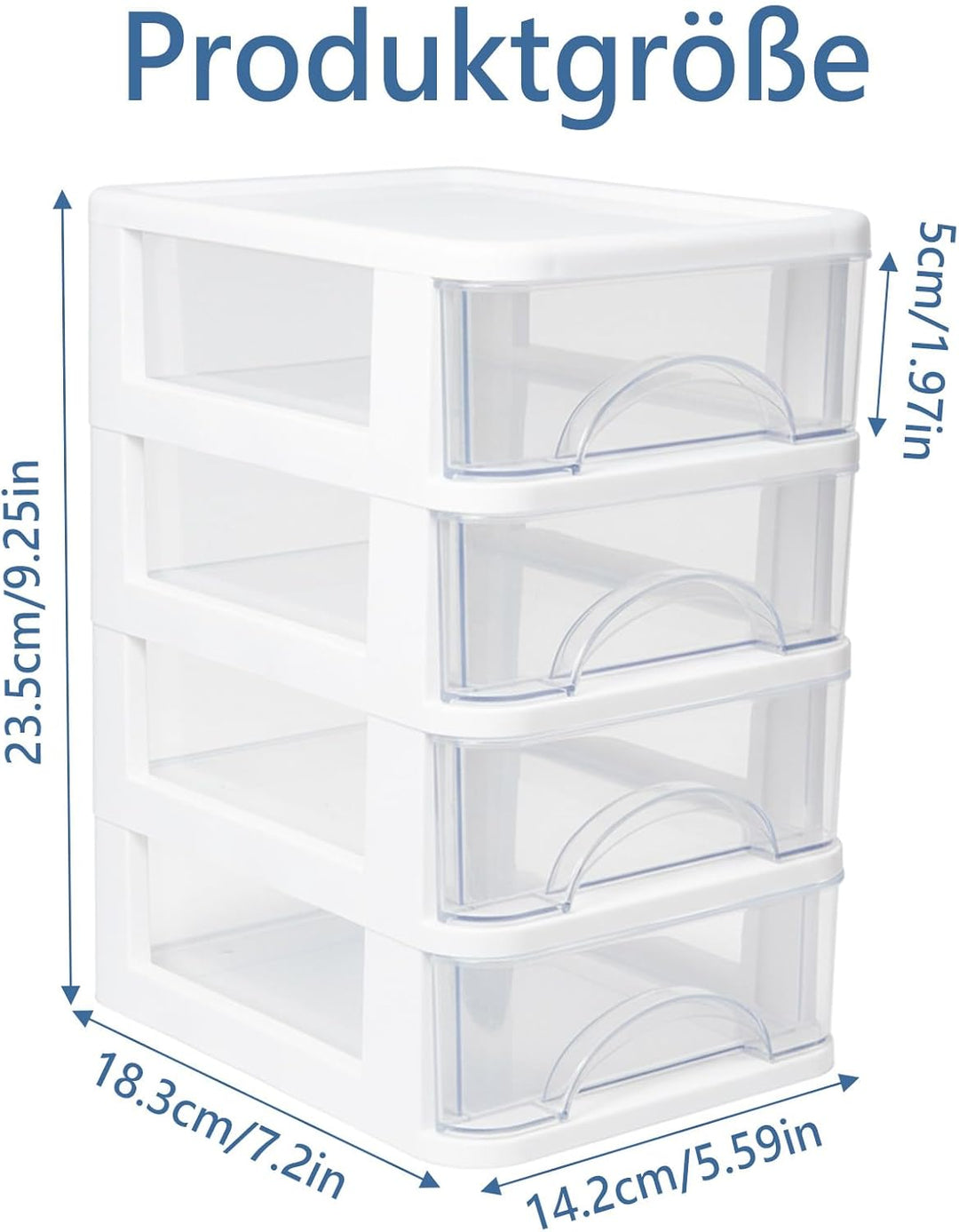 Schreibtisch Aufbewahrungsbox mit Schubladen, stapelbarer Organizer, Büro Organizer Für Dokumente Un