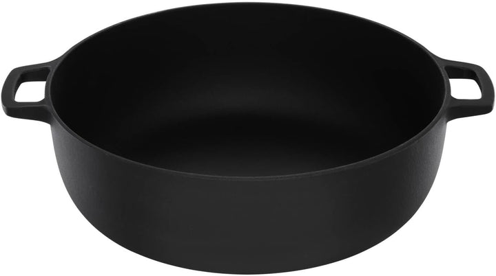 Fiskars Norden Grill Chef Gusseisentopf, Ø 30 cm, Für alle Kochfelder geeignet, Edelstahl-Deckel, 10