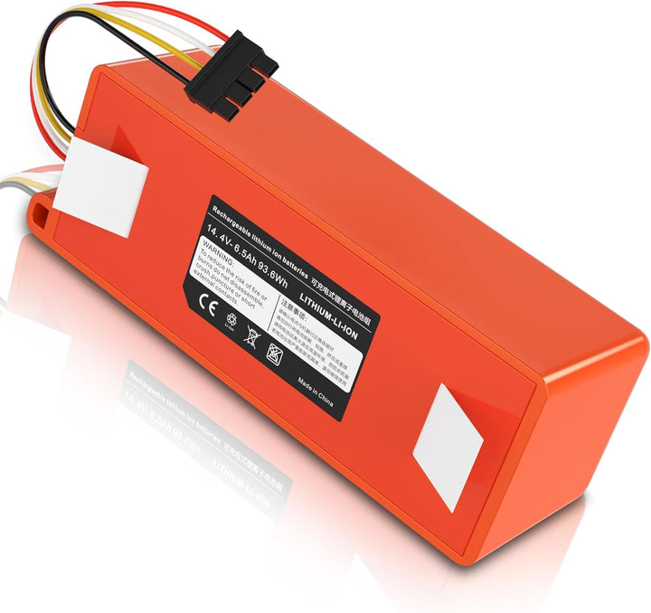 Homesuit 14,4V 6500mAh Ersatzakku für Xiaomi Roborock S5 S50 S51 S55 S6 S7 Xiaowa E20 E25 E35 Xiaomi