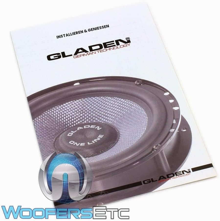 Gladen ONE 165 BMW 3er E46–2-Wege 16,5 cm