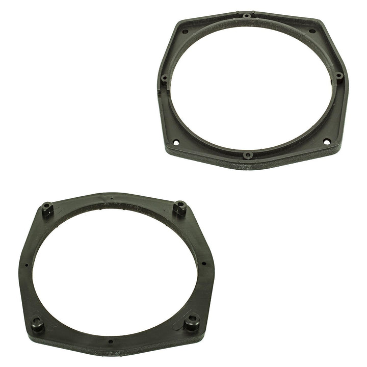 tomzz Audio 2837-001-1 Lautsprecherringe Adapter Halterungen kompatibel mit Mitsubishi Pajero Lancer