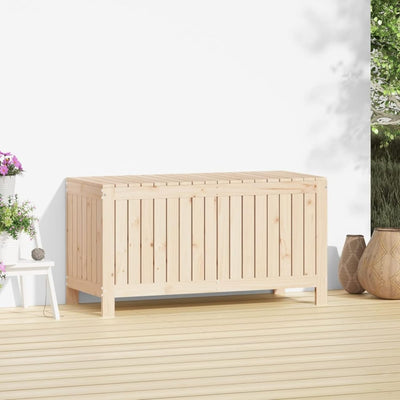 Tidyard Gartentruhe Holz, Aufbewahrungsbox Auflagenbox Kissenbox Gartenbox Kissentruhe Truhe 115x49x