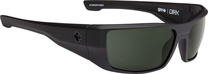 Spy Sonnenbrille Dirk Einheitsgrösse Soft Matte Black-happy Grey Green, Einheitsgrösse Soft Matte Bl