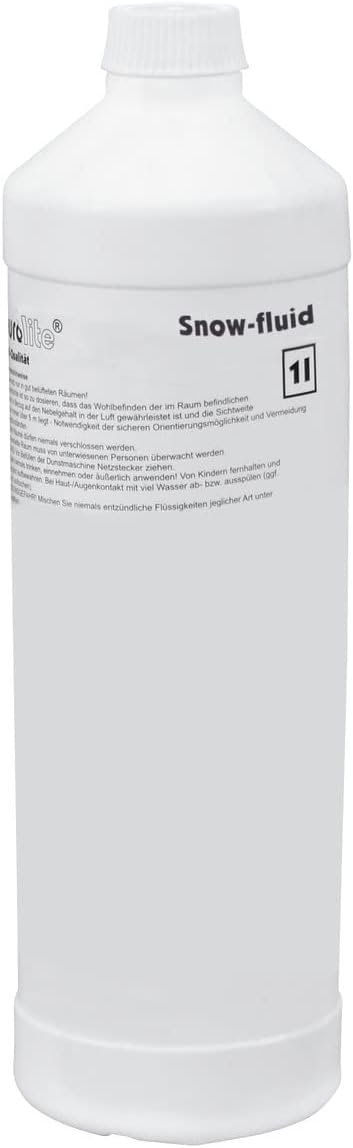 EUROLITE Set Snow 3001 Schneemaschine + Schneefluid 1l | Kraftvolle Mini-Schneemaschine inklusive 1l