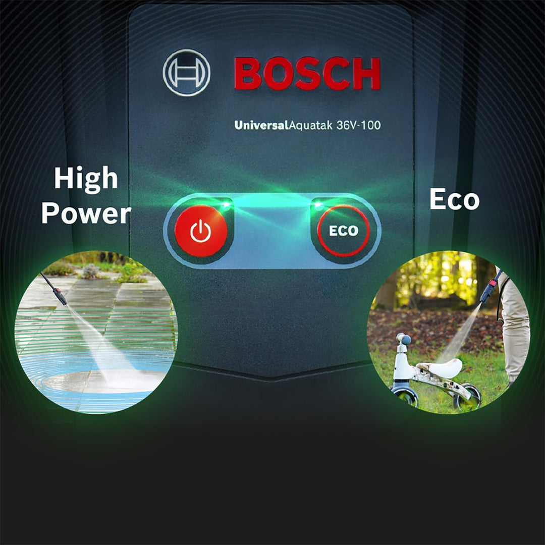 Bosch Kabelfreier und mobiler Hochdruckreiniger UniversalAquatak 36V-100 (für die Reinigung zu Hause