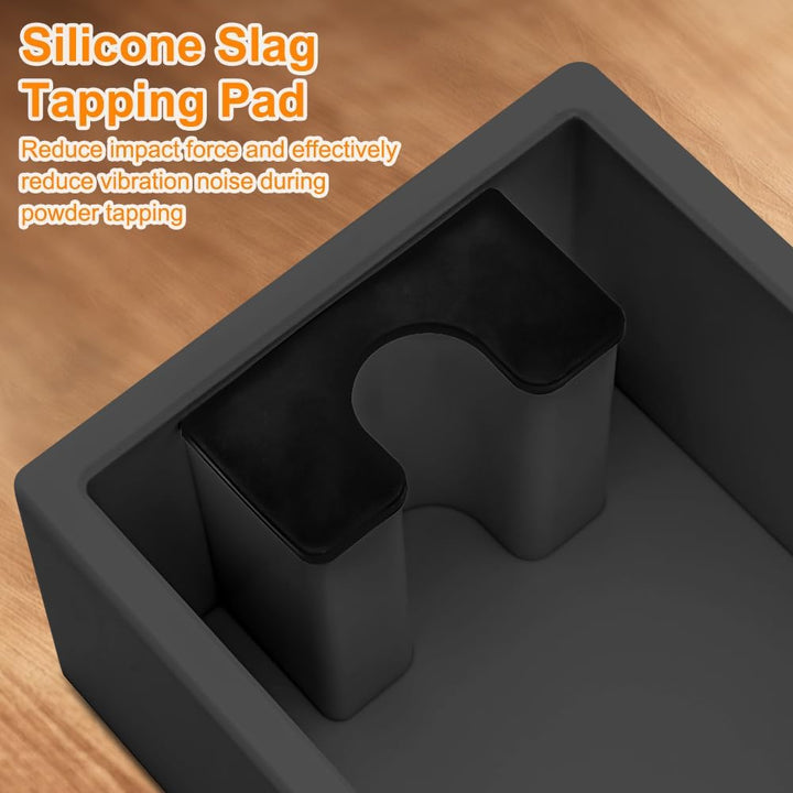 Abklopfbehälter für Siebträger - Abschlagbehälter für Siebträger, Espresso Knock Box für Kaffeesatz,