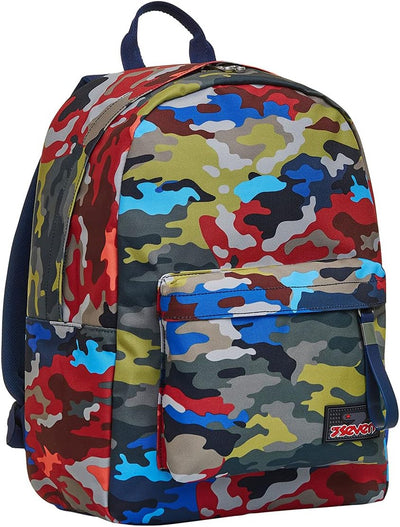 RUCKSACK ISCHOOLPACK SEVEN Geräumige Schultasche für Teenager, Mädchen und Jungen, mit Laptopfach &