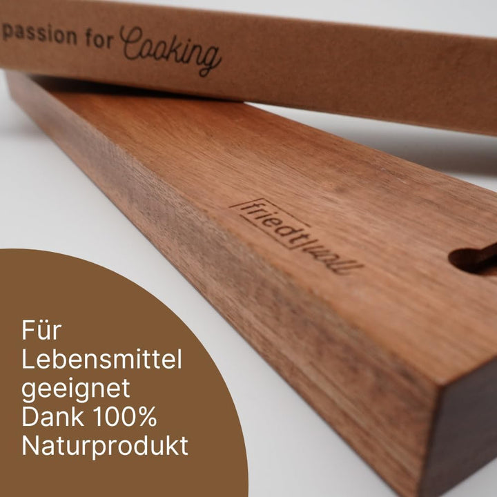 Magnetleiste Messer, Messerhalter aus massivem Holz, einfache Montage, multifunktional für alle magn