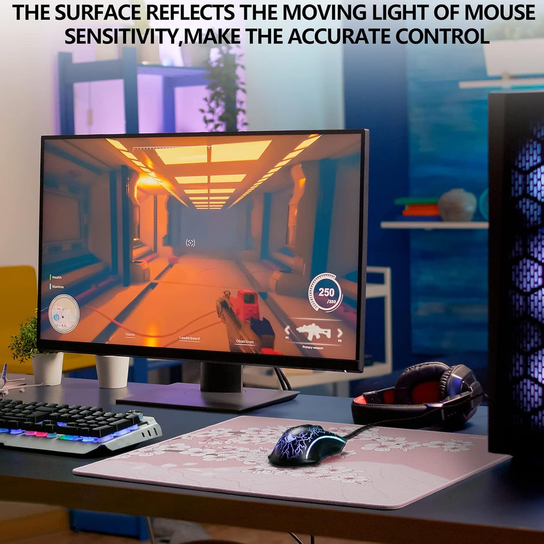 X-Raypad Aqua Control 2 AC2 Sakura Gaming-Mauspad, Ultra-Hochpräzisions-Mauspad mit Perfekter Geschw