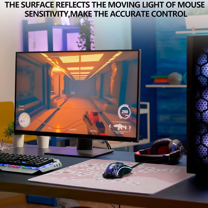 X-Raypad Aqua Control 2 AC2 Sakura Gaming-Mauspad, Ultra-Hochpräzisions-Mauspad mit Perfekter Geschw