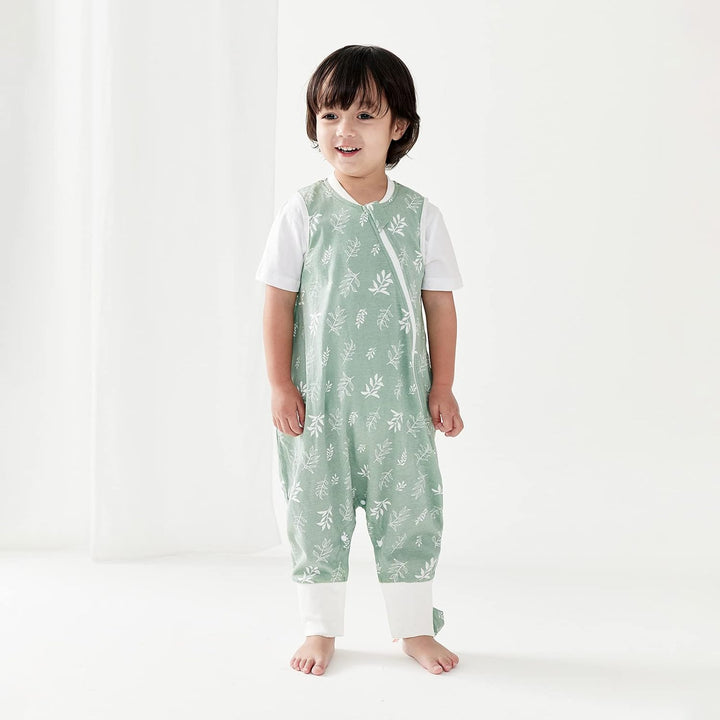 Duomiaomiao Schlafsack Sommer, Schlafsack mit füssen 0.5 tog, Dünne Sommerschlafsack mit füssen, 100