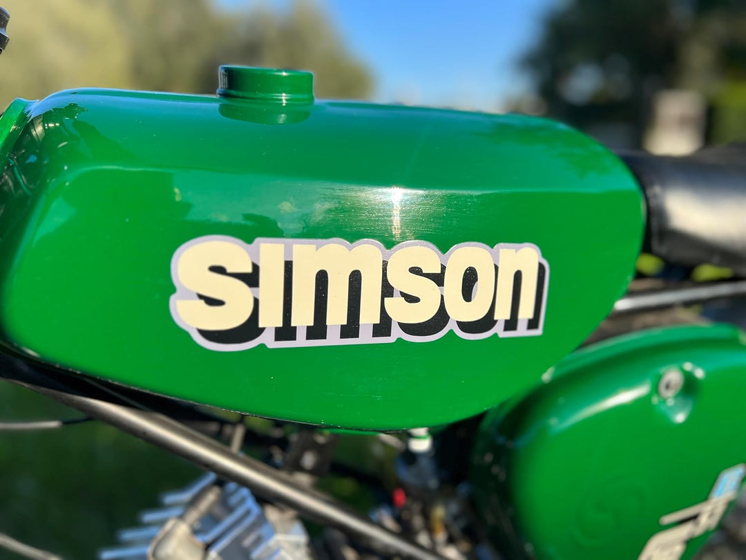 Simson S51 B Retro Wasserschiebebild Abziehbilder Decals Nass Schiebebild DDR IFA