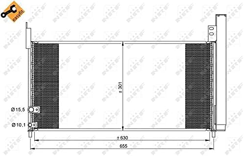 NRF 35863 Kondensator, Klimaanlage