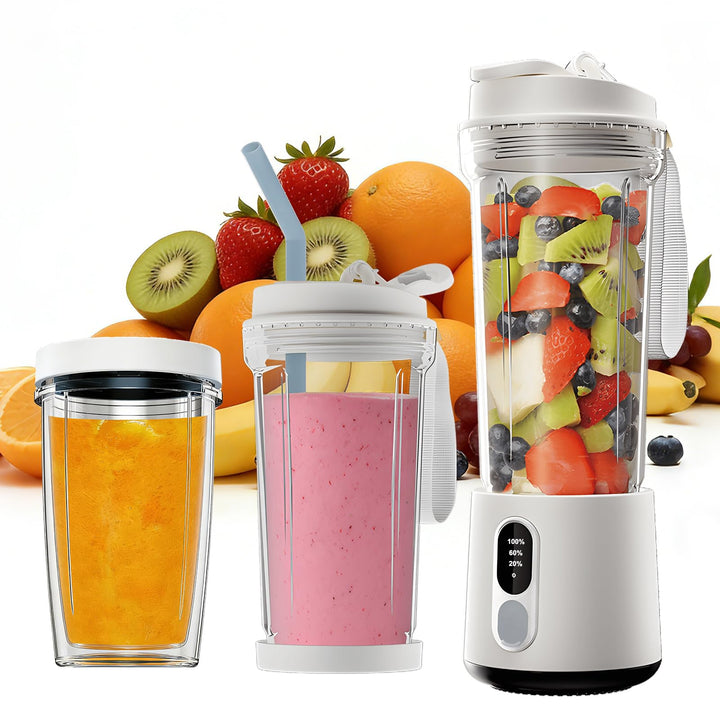 Portable Mixer for Shakes and Smoothies - 300 Watt Mini Blender 500 ml Mini Blender Smoothie Maker t