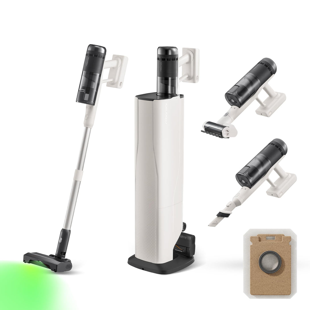 roborock H60 Hub Pro kabelloser Staubsauger mit automatischer Absaugstation, 170AW Saugleistung für