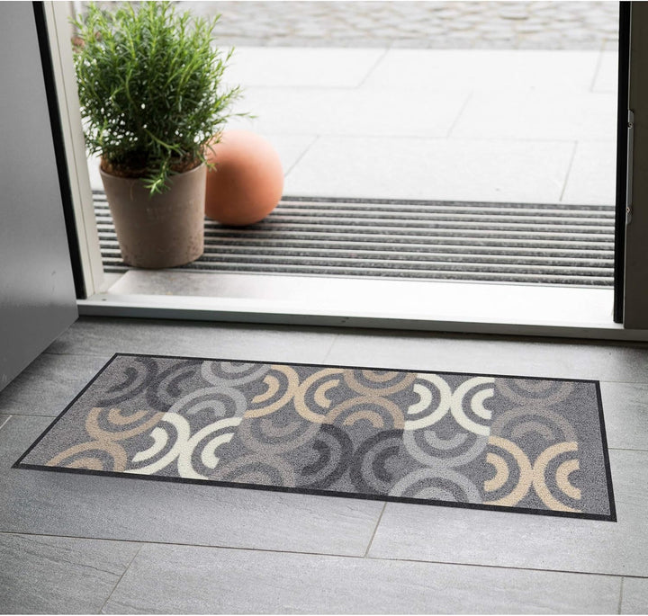 Salonloewe Fussmatte & Eingangsmatte Borrby City-chic in 30x100 cm - Schmutzfangmatte & Fussabtreter