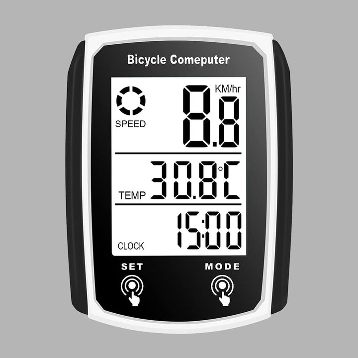Fahrradcomputer, wasserdichte Fahrrad kabelgebundener Tachometer und Kilometerzähler, LCD -Tacho, Ge