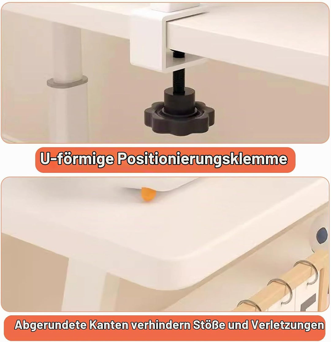 Klemmbares Schreibtisch Organizer Regal, Adjustable Desk Shelf Clamp Schreibtischregal Klemmbar Aufb