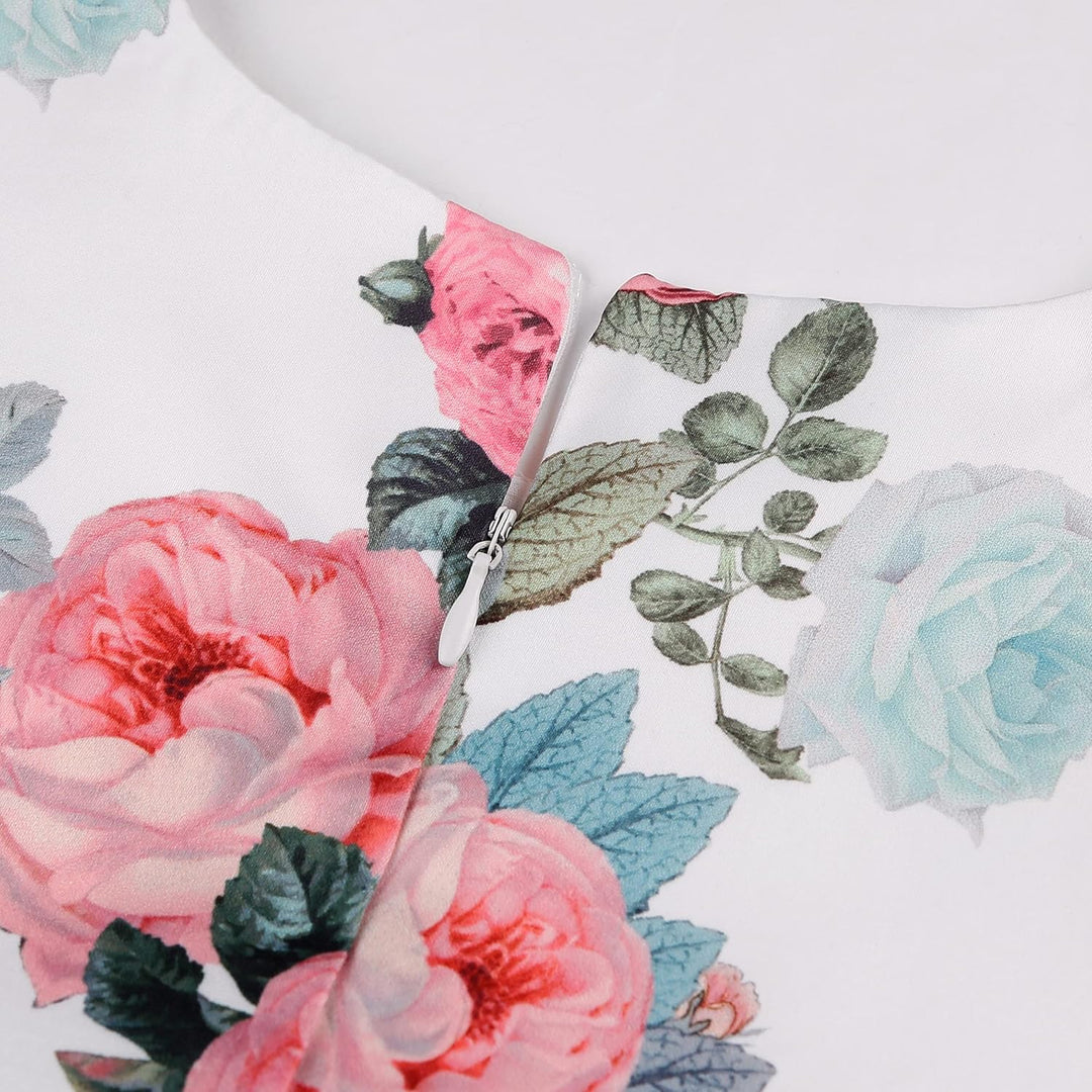 BUNNY LULU Mädchen Kleid mit schräger Schulter, Brautjungfer, Hochzeit, Prinzessin, Kinder, Schleife