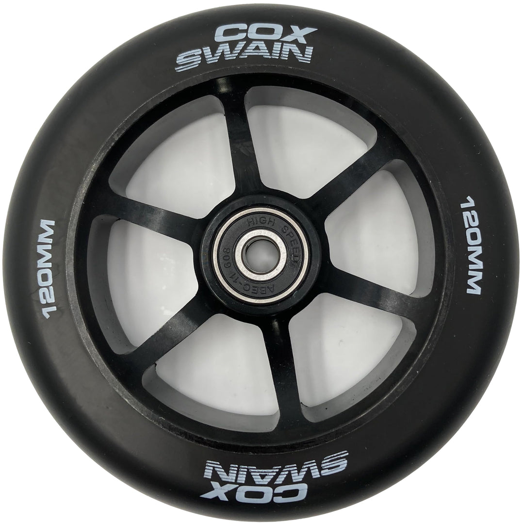 Cox Swain 2 STK. High End Stunt Scooter Rollen Komplett Set mit ABEC 11 Kugellagern und Alu Spacern: